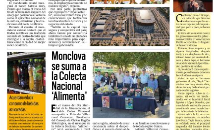 Portada RCG Centro [17 de octubre de 2025] Manolo Jiménez presenta el proyecto ‘Expo Coahuila’; Monclova se suma a la Colecta Nacional ‘Alimenta’ y más…