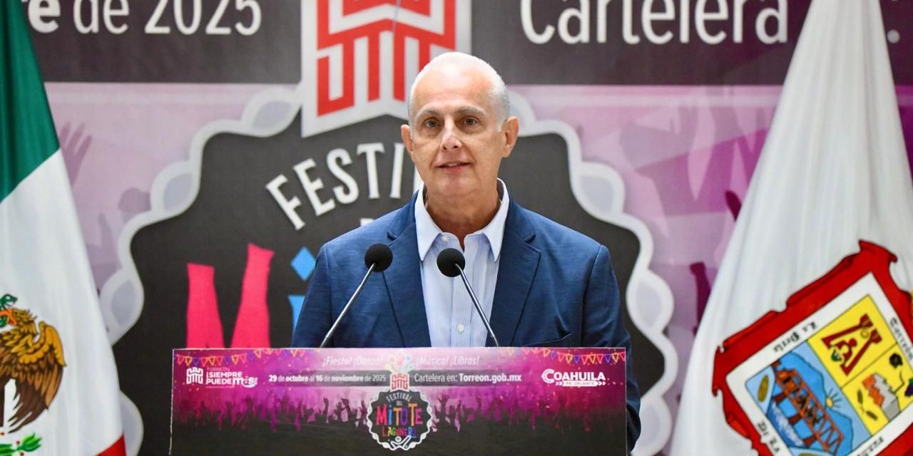Román Cepeda presenta el Festival del Mitote Lagunero