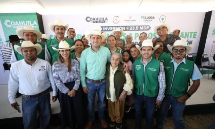 Obras sociales avanzan en todo Coahuila: Manolo Jiménez