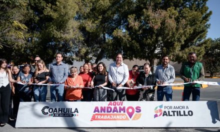 Javier Díaz entrega nueva obra de repavimentación