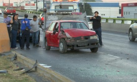 Accidente múltiple en el Sarape… un descuido fue la causa