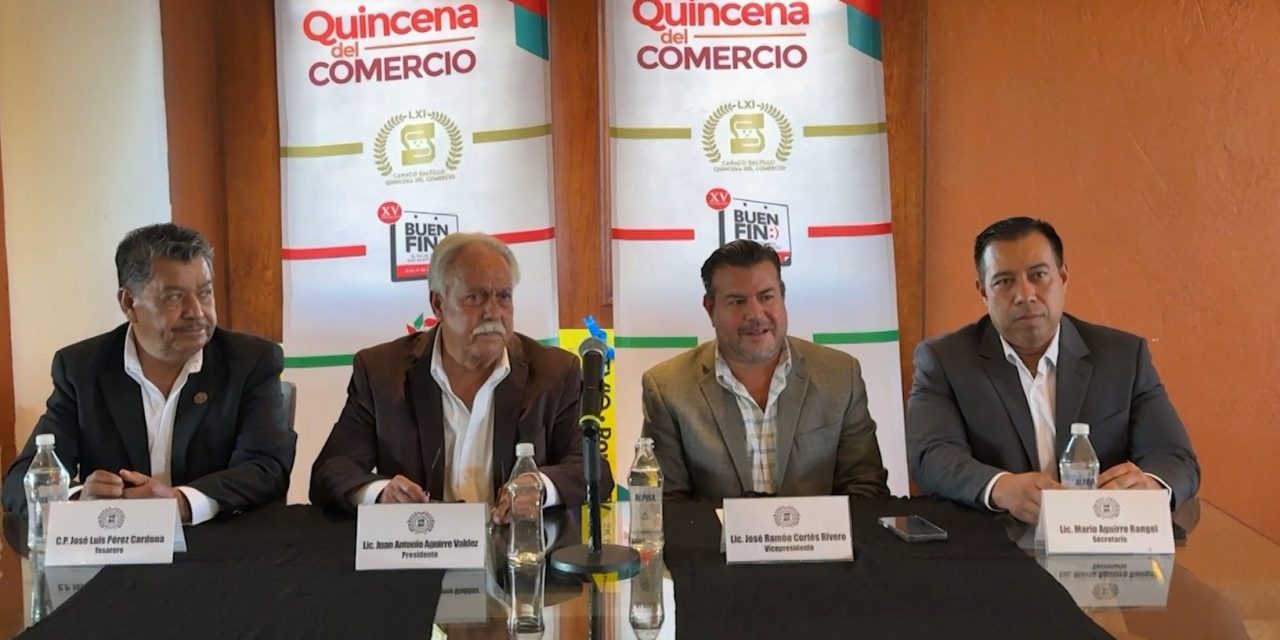 Arranca Quincena del Comercio de la Canaco Saltillo