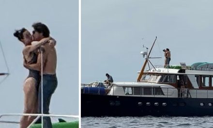 Así fue captada Katy Perry en pleno beso junto al exprimer ministro de Canadá, Justin Trudeau, en un yate