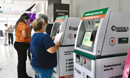 Coahuila avanza en la modernización de cajeros del registro civil