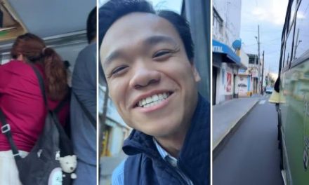 Extranjero se enamora de viajar en camión de la CDMX (video)