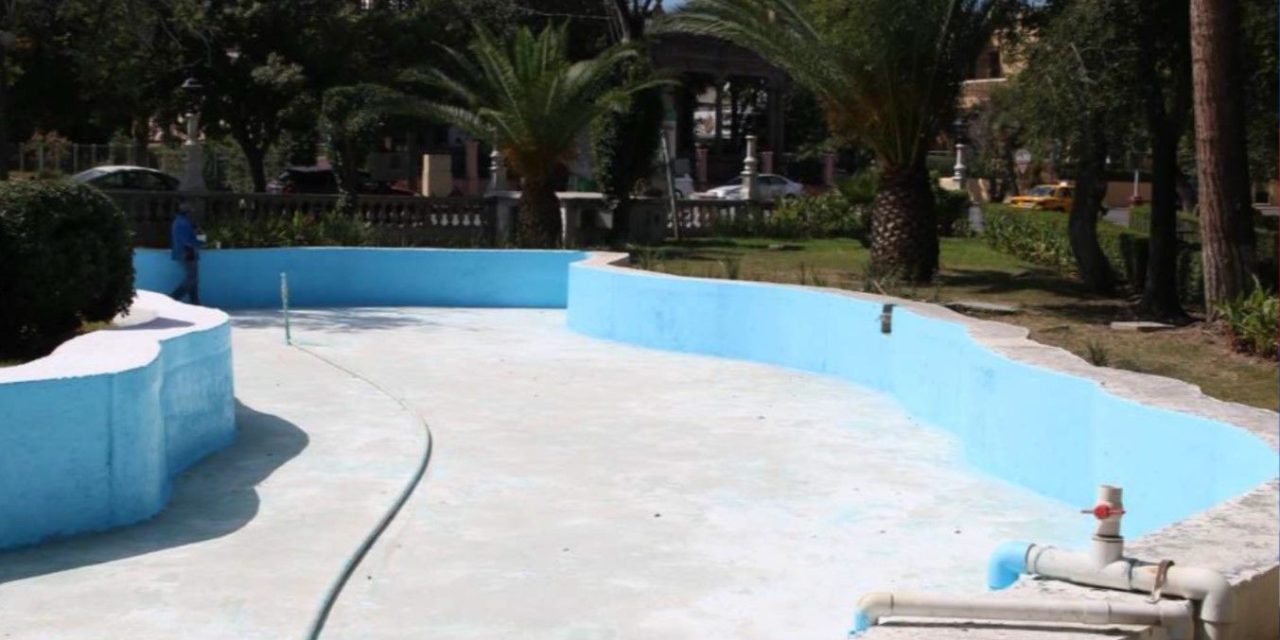 Intensifican trabajos de mantenimiento del lago de la Alameda
