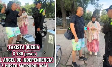 La pesadilla de un turista asiático en la CDMX… denuncia intento de fraude en taxi sin placas