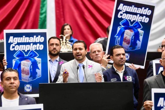 PAN propone eliminar el ISR al aguinaldo