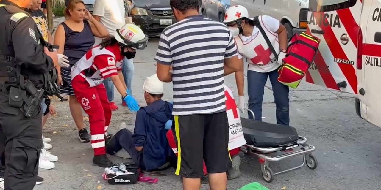 Motociclista herido tras accidente en la colonia 15 de Abril