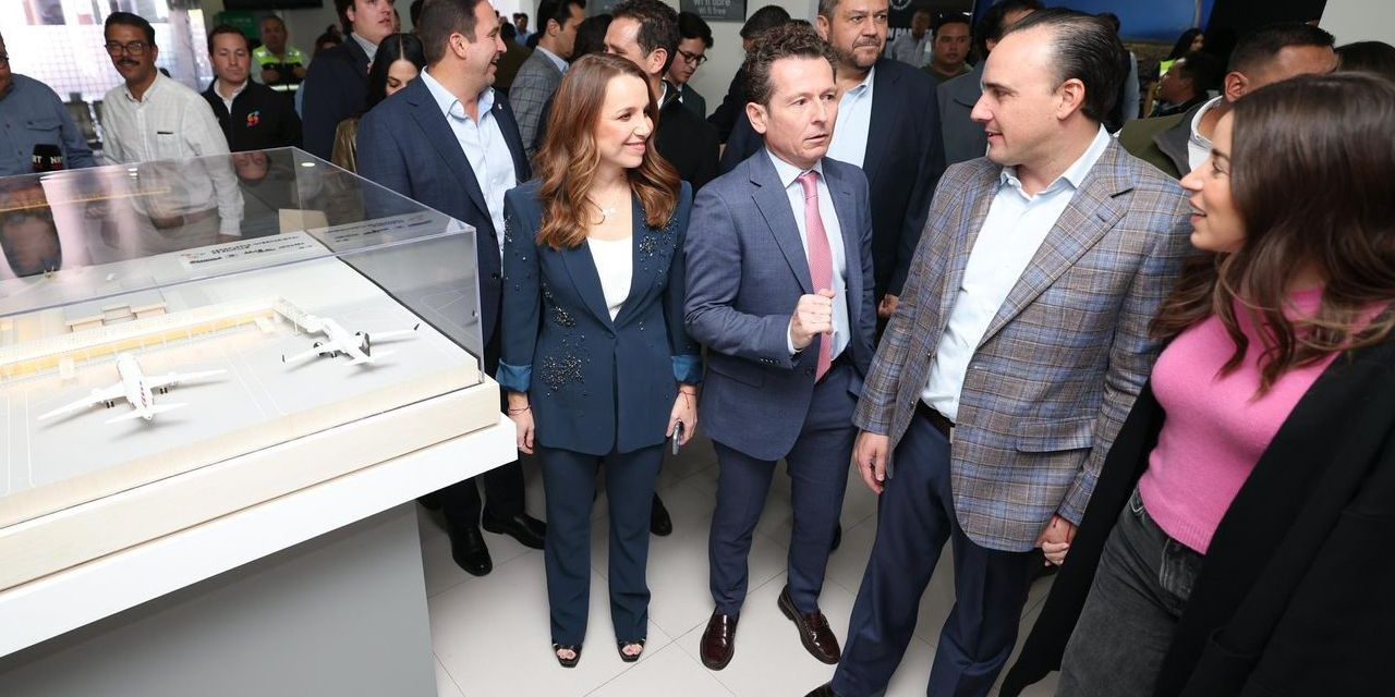 Manolo Jiménez anuncia inversión para renovar el Aeropuerto de Saltillo