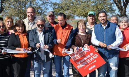 Entrega alcalde más espacios públicos dignos