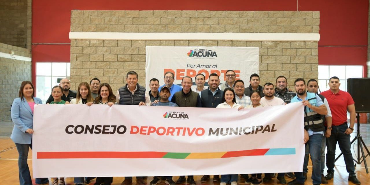 Rinde protesta Consejo Deportivo Municipal de Acuña