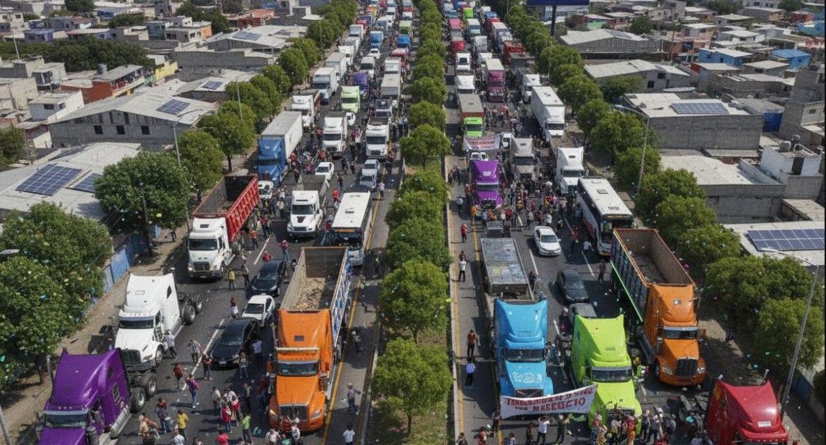 Bloqueos carreteros paralizan rutas en 14 estados por tercer día consecutivo