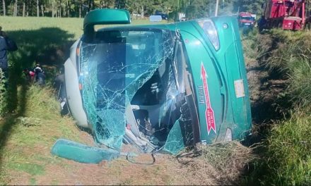 Vuelca autobús Flecha Roja en el Edomex: Seis lesionados y conductor a la fuga