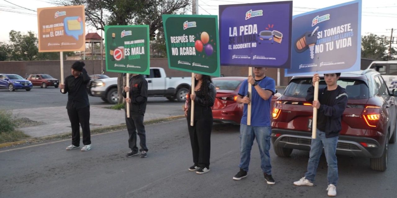Concientizan jóvenes para prevenir accidentes automovilísticos