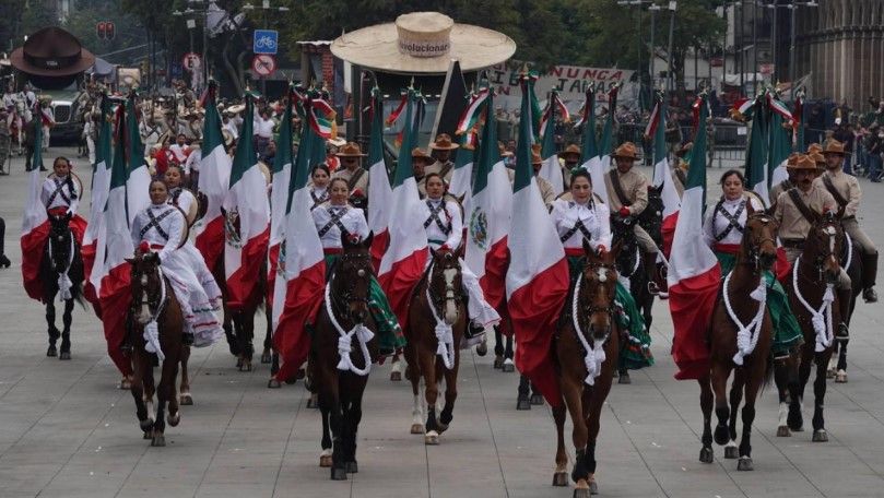 Desfile del 115 aniversario de la Revolución Mexicana en la CDMX concluye sin incidentes
