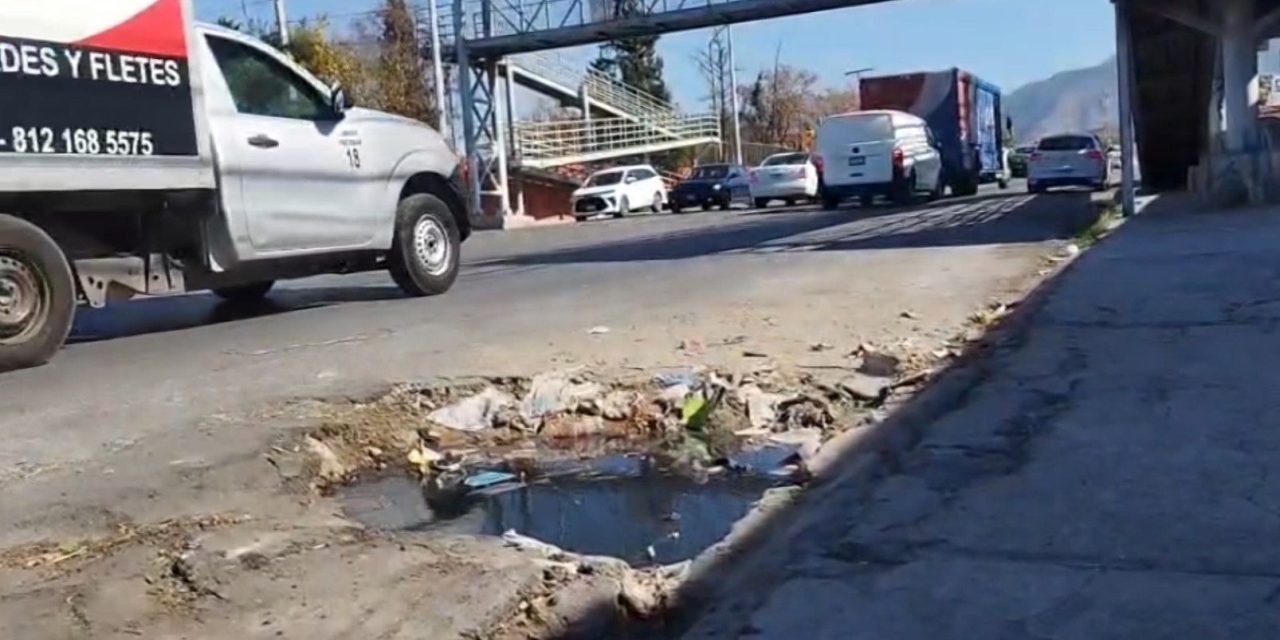 En total abandono la prolongación Otilio González