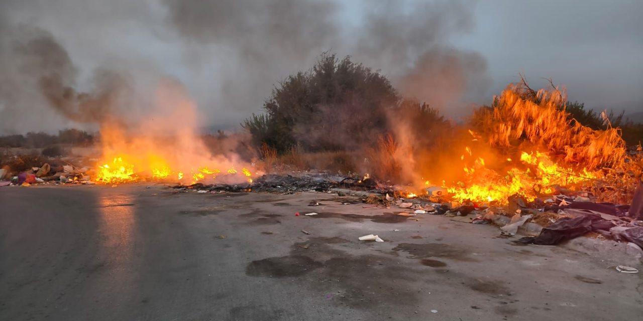 Se registra incendio durante la mañana en la Saltillo 2000