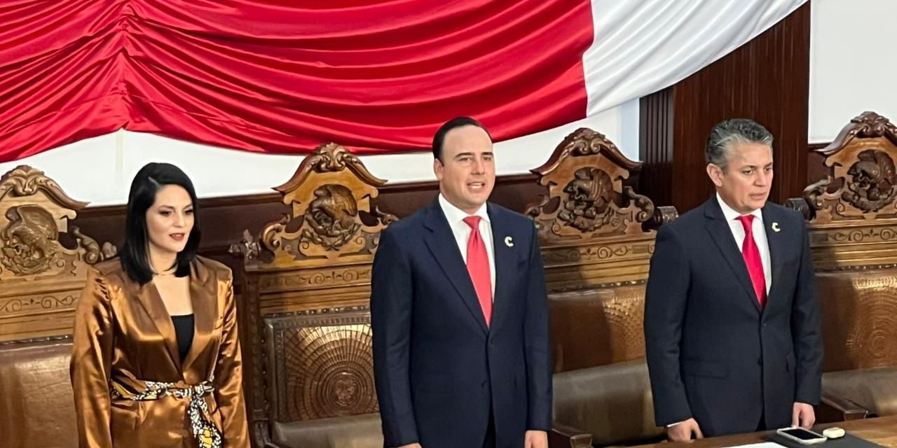 Manolo Jiménez destaca seguridad en su Segundo Informe ante el Congreso