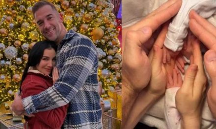 Martha Higareda y Lewis Howes anuncian el nacimiento de sus gemelas