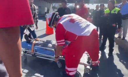 Motociclista provoca un choque en V. Carranza
