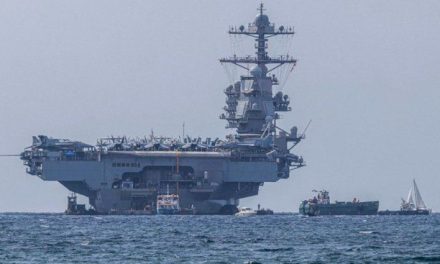 Portaaviones más grande de Estados Unidos entra al Caribe para ‘combatir amenazas transnacionales’