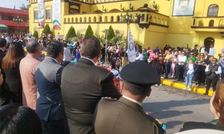 Tomás Gutiérrez presente en el desfile del 115 aniversario de la Revolución Mexicana