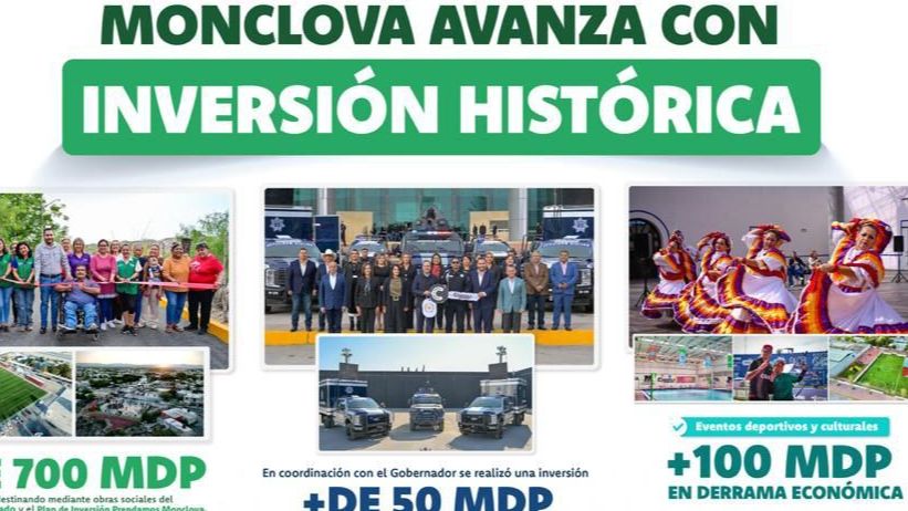 Monclova consolida su desarrollo con inversión histórica
