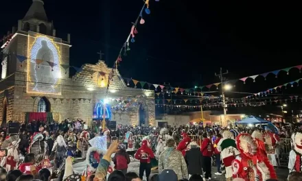 Danzan en Palaú para honrar a la Virgen de Guadalupe
