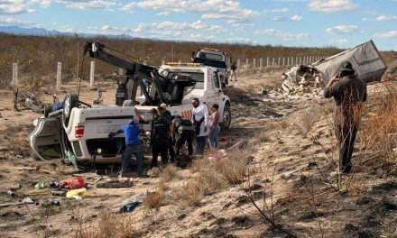 Mueren 5 personas en choque en la Monterrey-Monclova