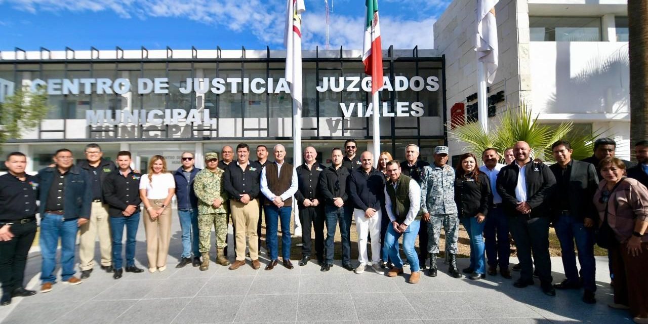 Román Cepeda entrega nuevas oficinas al Consejo Ciudadano de Seguridad