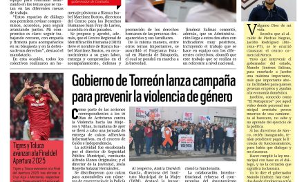 Portada RCG Lagunera [7 de diciembre de 2025] Mantiene Coahuila trabajo con familiares de personas desaparecidas; Teleférico celebra ocho años de servicio y más…
