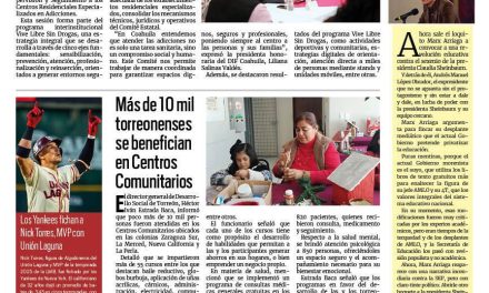 Portada RCG Lagunera [28 de diciembre de 2025]Fortalece DIF Coahuila la atención a las adicciones; Archivo Municipal impulsa la identidad histórica de la región y más…