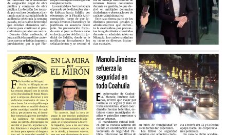 Portada RCG Media [24 de diciembre de 2025] Tania Flores enfrentará la ley por abuso de poder en Múzquiz; Manolo Jiménez refuerza la seguridad en todo Coahuila y más…