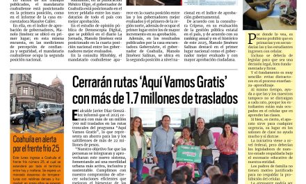 Portada RCG Media [29 de diciembre de 2025] Manolo, entre los gobernadores mejor evaluados este 2025; Cerrarán rutas ‘Aquí Vamos Gratis’ con más de 1.7 millones de traslados y más…