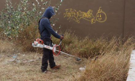 Atienden brigadas ‘Aquí Andamos’ el tradicional Parque Urdiñola