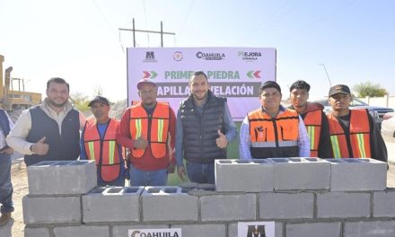 Carlos Villarreal inicia la construcción de la capilla de velación municipal