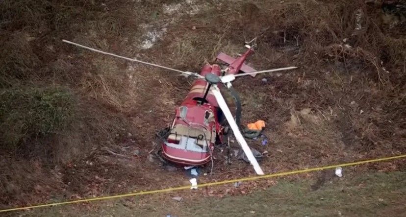 Choque de dos helicópteros en Nueva Jersey deja un muerto y un herido grave