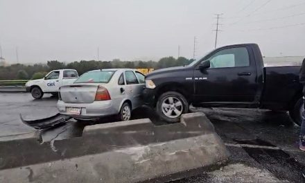 Choque múltiple colapsa vialidad en el Periférico