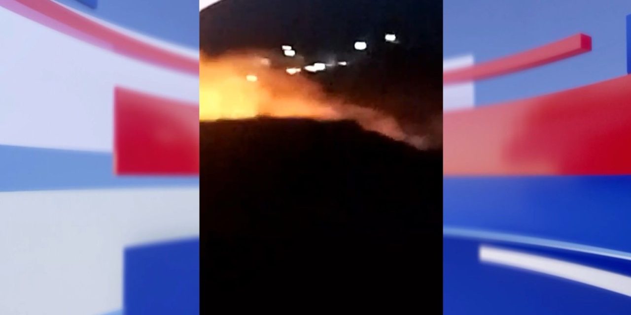 Hubo alarma en Hacienda Narro al incendiarse un lote baldío