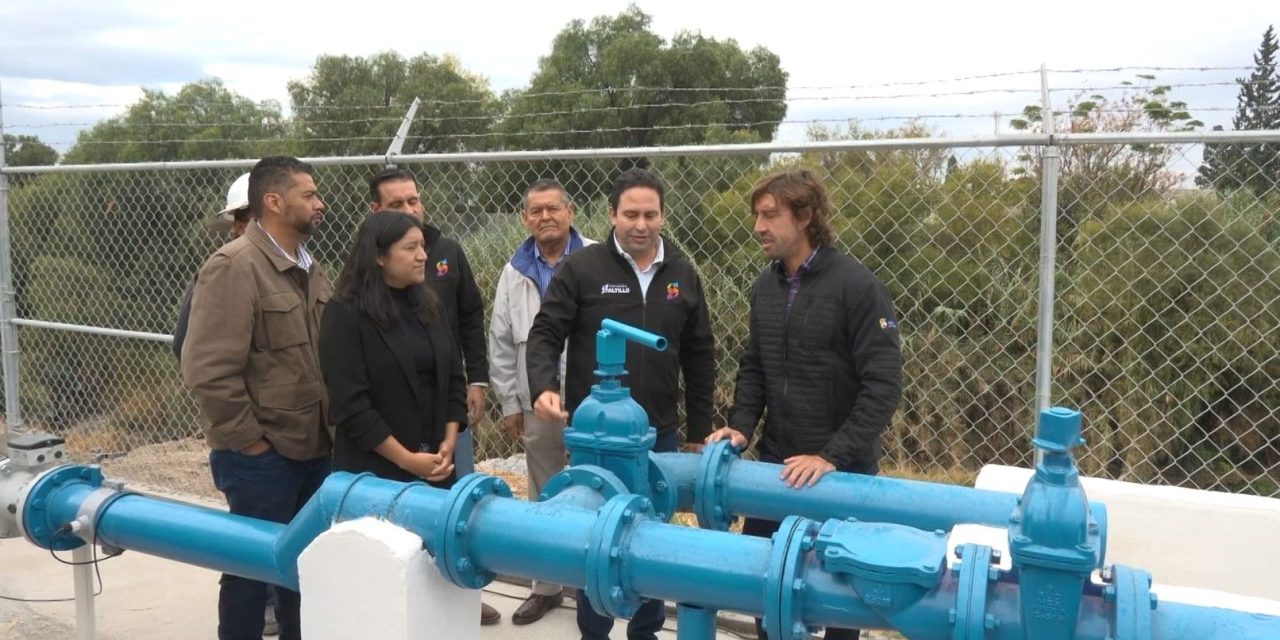 Inauguran un pozo de agua más en Saltillo