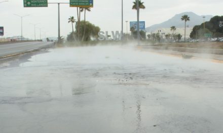 Mega fuga de agua en Ramos Arizpe afectó la distribución al oriente de la ciudad