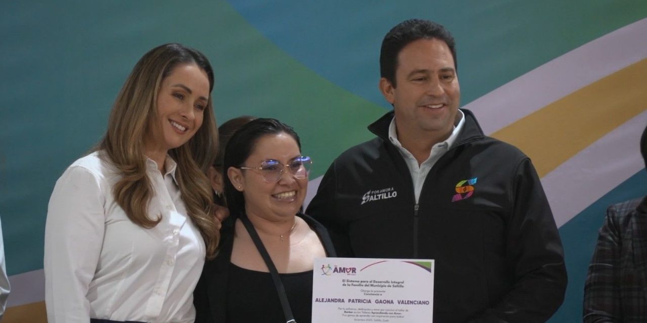 Se gradúa la cuarta generación de los talleres del DIF Saltillo