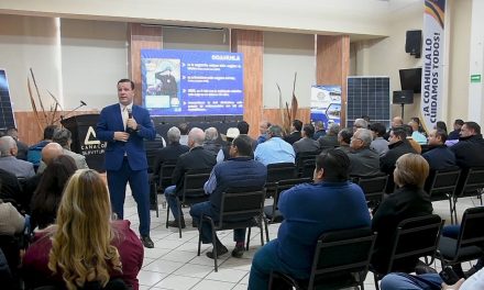 Se reúne el fiscal general del estado con miembros de la Canaco Monclova
