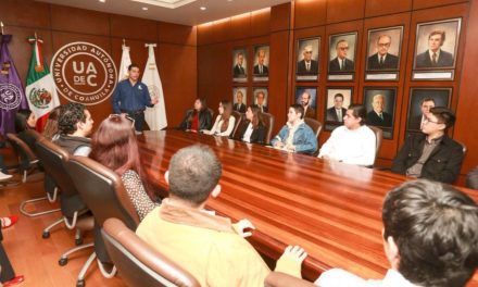 Se reúne rector UAdeC con representantes de las sociedades de alumnos Unidad Sureste