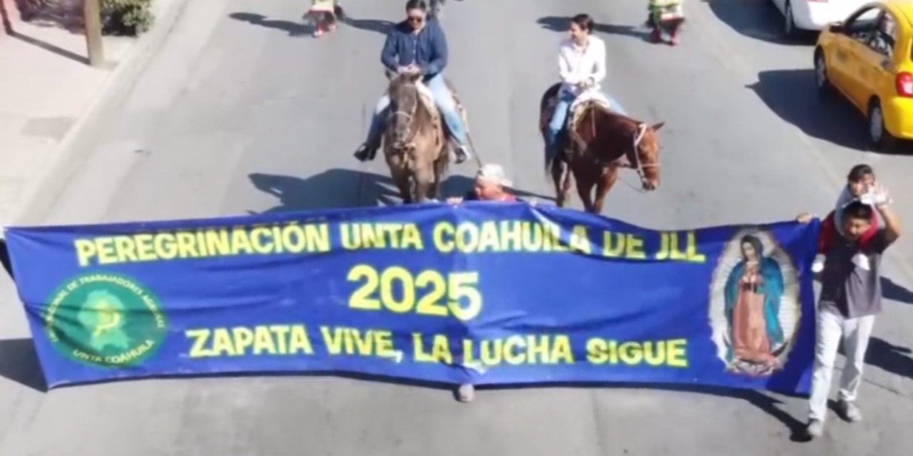 Toma las calles la UNTA para peregrinar