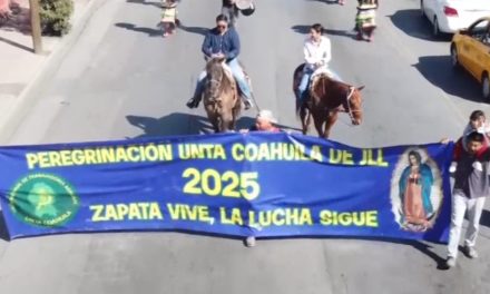 Toma las calles la UNTA para peregrinar