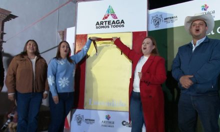Vive Arteaga la magia de la Navidad