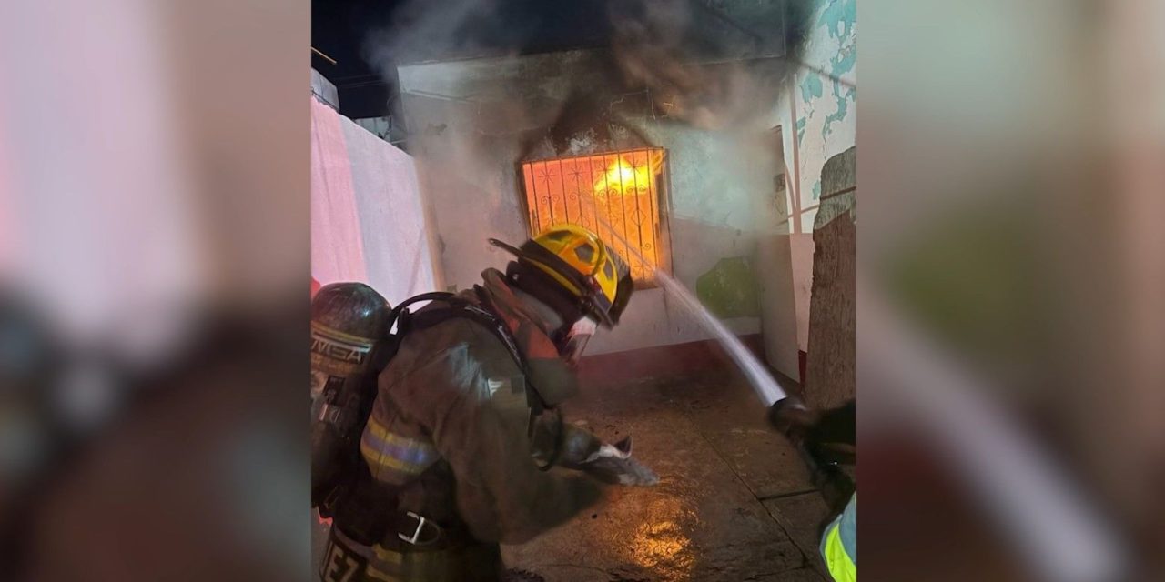 Vivienda se incendia en Ramos Arizpe