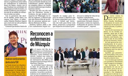 Portada RCG Carbonífera [7 de enero de 2026] Manolo Jiménez augura un gran 2026 para Coahuila; reconocen a enfermeras de Múzquiz y más…
